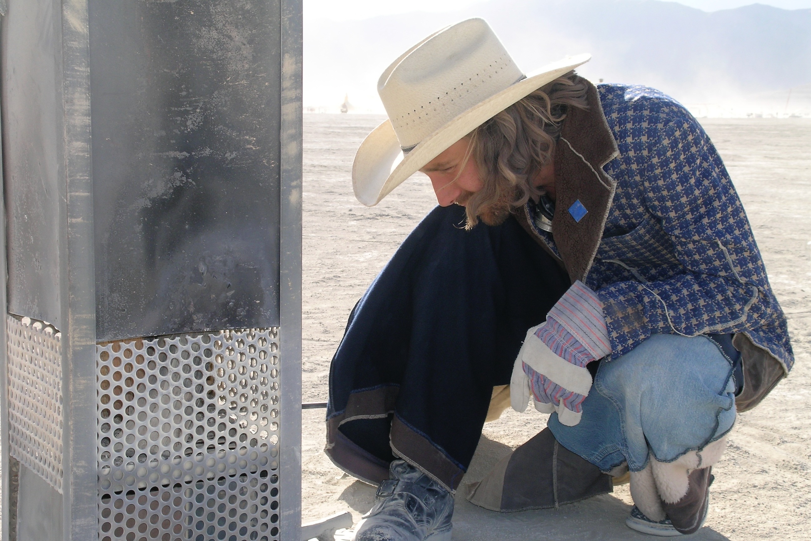 installed on the playa